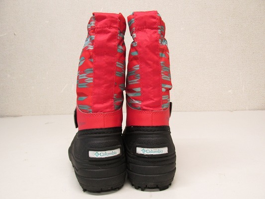 i2802: состояние хороший! Colombia columbia Junior ботинки дети z пудра bag four ti принт #BC1325/17. боты / красный красный 