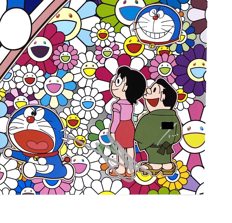 村上隆 × 藤子 F 不二雄 コラボ ドラえもん ポスター あんなこと 村上隆 × 藤子 F 不二雄 コラボ ドラえもん ポスター あんなこと
