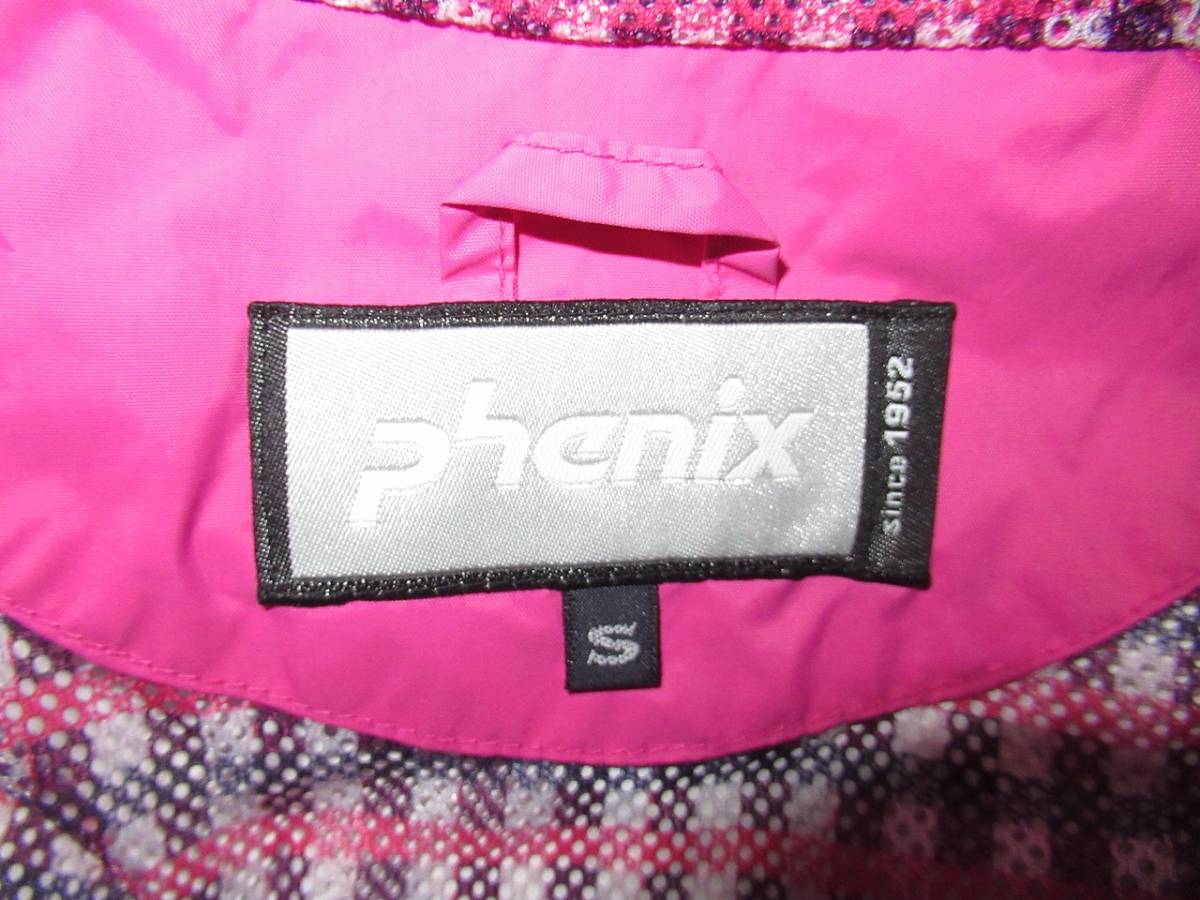 ★フェニックス PHENIX★良品　S　HOLI FESTIVAL 2L JK Women’s　透湿防水素材　耐水圧10000mm／透湿10000g／hr　ピンク_画像9