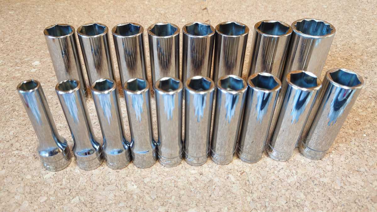 本物品質の Snap-On スナップオン インチ 1 2aq ディープソケット