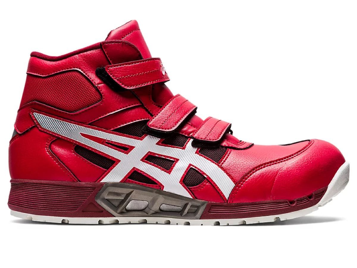 在庫大人気 asics - 限定品 新品 アシックス 安全靴 27 cm 赤の通販 by