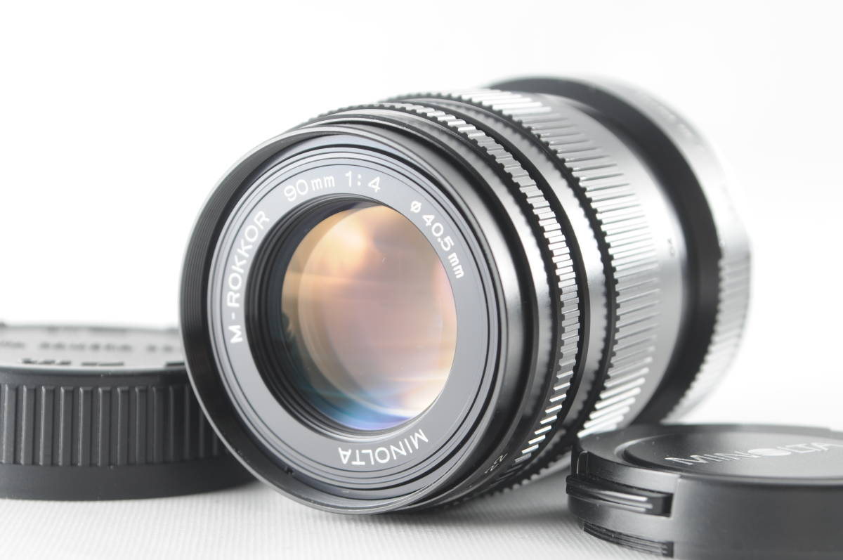 MINOLTA M-ROKKOR 90mm F4 ☆新品級に美しいレンズ!完動品-