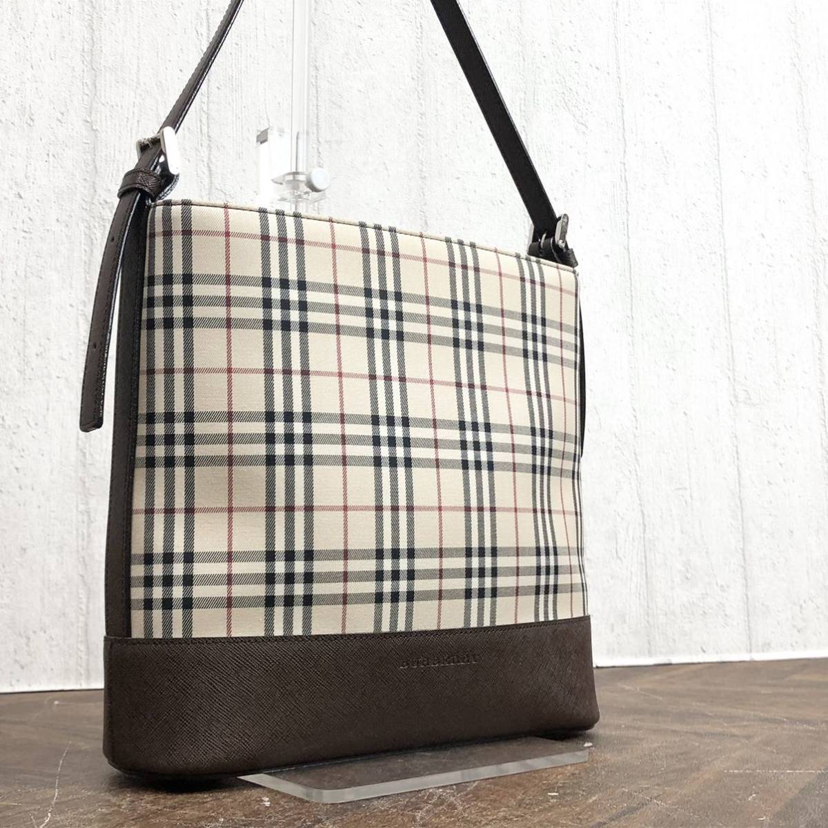 激安直営店 美品 バーバリー Burberry トートバッグ ノバチェック