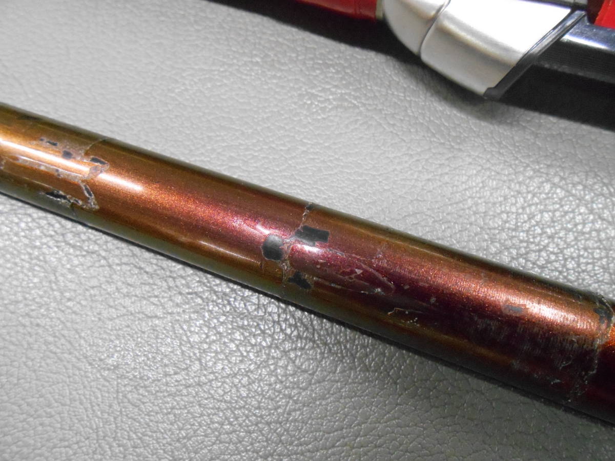 リョービ名竿　投げ竿　スーパーD-HZプロスカイヤー　30-405　中古のお品です。キスの投げ釣りに最適。_ガイドを取り外した後に塗装の剥がれあり。