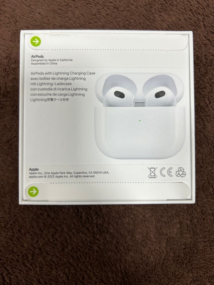 AirPods 第3世代(Lightningケーブル充電型)【新品未使用】|PayPayフリマ