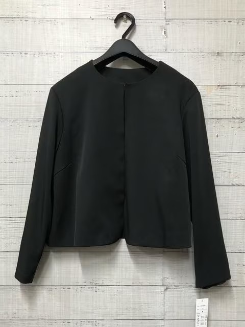 新品 LL 黒系フォーマルスーツ3点セット ロングスカートおしゃれスーツ