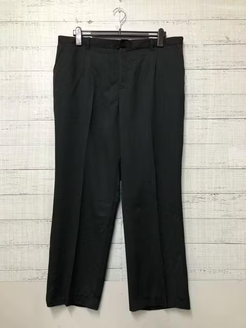  new goods *5L! black series! ribbon Thai blouse attaching pants suit 3 point set! formal also *t474