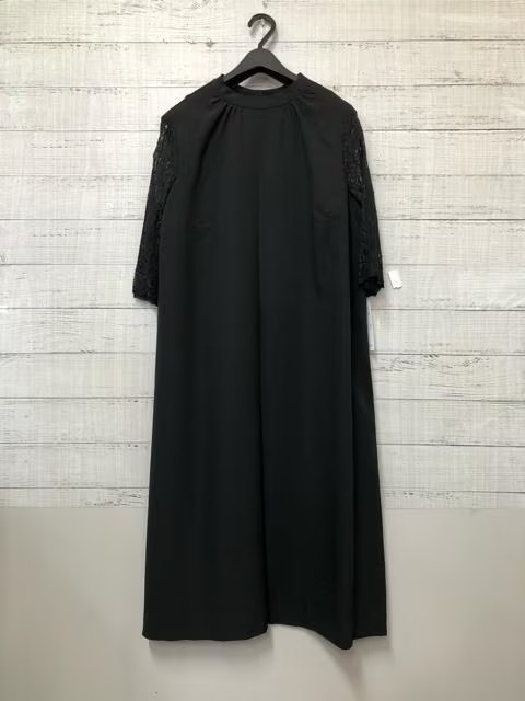 新品☆3L♪黒系♪レース袖きれいなフォーマルワンピース♪パーティ結婚式☆t496_画像6