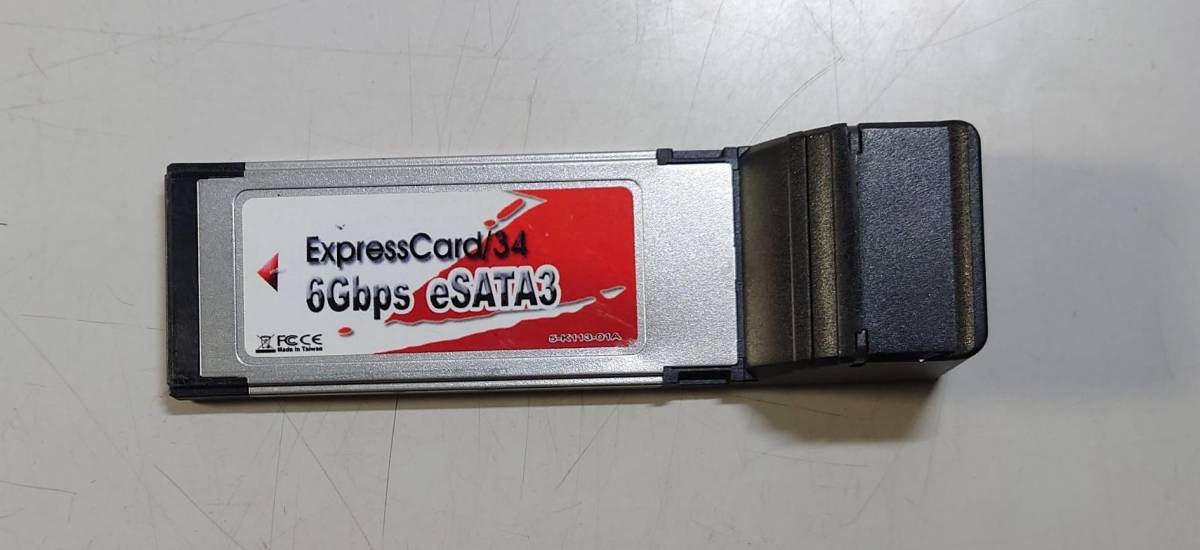 KN3185 【現状品】 ExpressCard/34 6Gbps eSATA3 2ポート_画像1