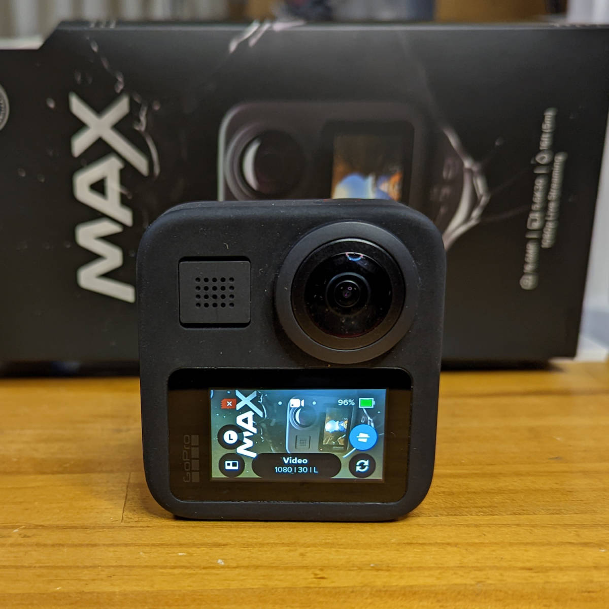 美品GoProMAXゴープロマックス予備バッテリーデュアルバッテリー