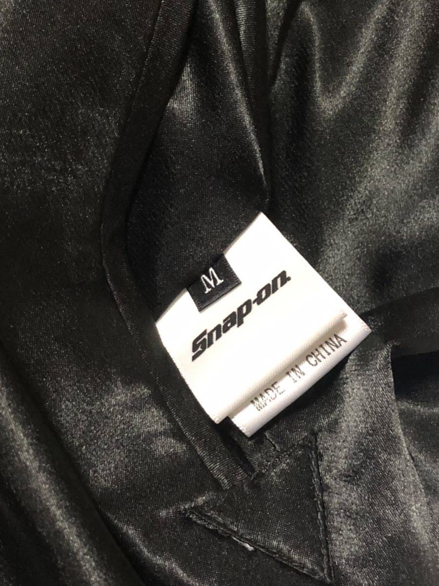 очень редкий супер редкий товар привлекательный Snap-on вышивка Japanese sovenir jacket двусторонний черный чёрный M размер прекрасный товар бесплатная доставка!!