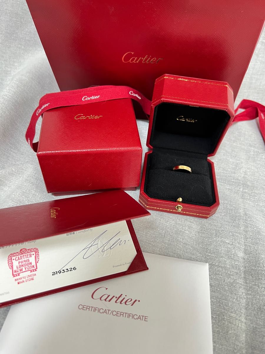 スノーブルー Cartier カルティエ ラブリング - 通販