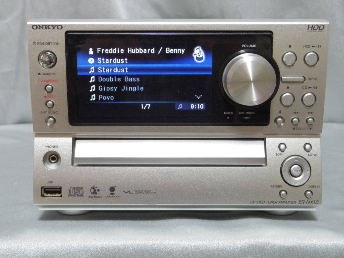 Yahoo!オークション - 新品リモコン付き ONKYO BR-NX10 HDDコンポ...