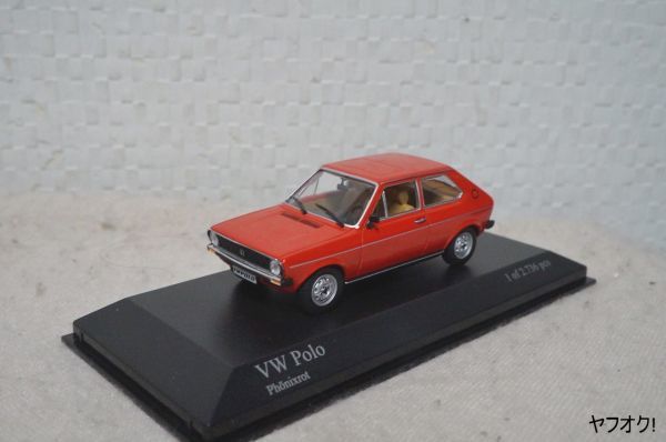 ミニチャンプス VW ポロ 1975 1/43 ミニカー POLO フォルクスワーゲン 赤_画像2