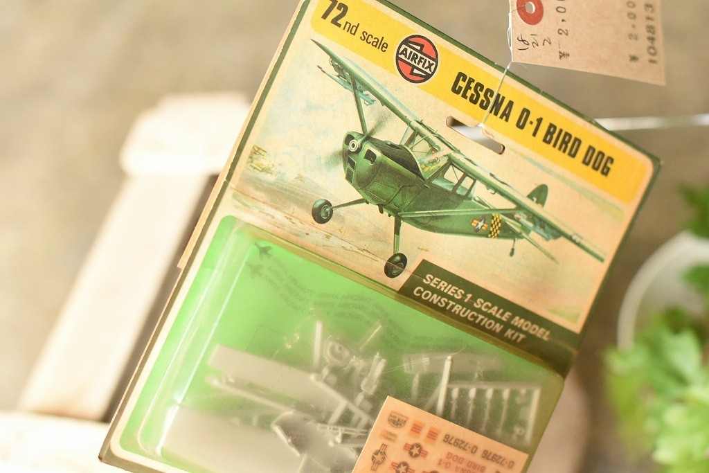 104813 Vintage 1/72 AIRFIX scale model [CESSNA 0-1 BIRD DOG] Britain made MADE IN ENGLAND antique Vintage Britain 