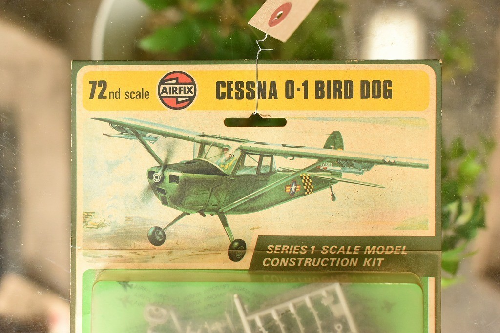 104813 Vintage 1/72 AIRFIX scale model [CESSNA 0-1 BIRD DOG] Britain made MADE IN ENGLAND antique Vintage Britain 