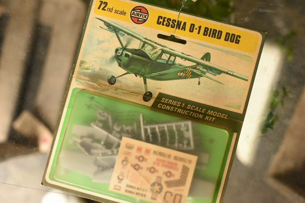 104813 Vintage 1/72 AIRFIX scale model [CESSNA 0-1 BIRD DOG] Britain made MADE IN ENGLAND antique Vintage Britain 