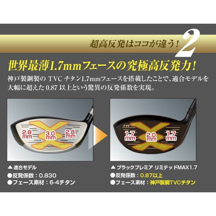 ☆新品☆WORKS GOLF レフティ max1.7 プレミア飛匠シャフト仕様 激飛び