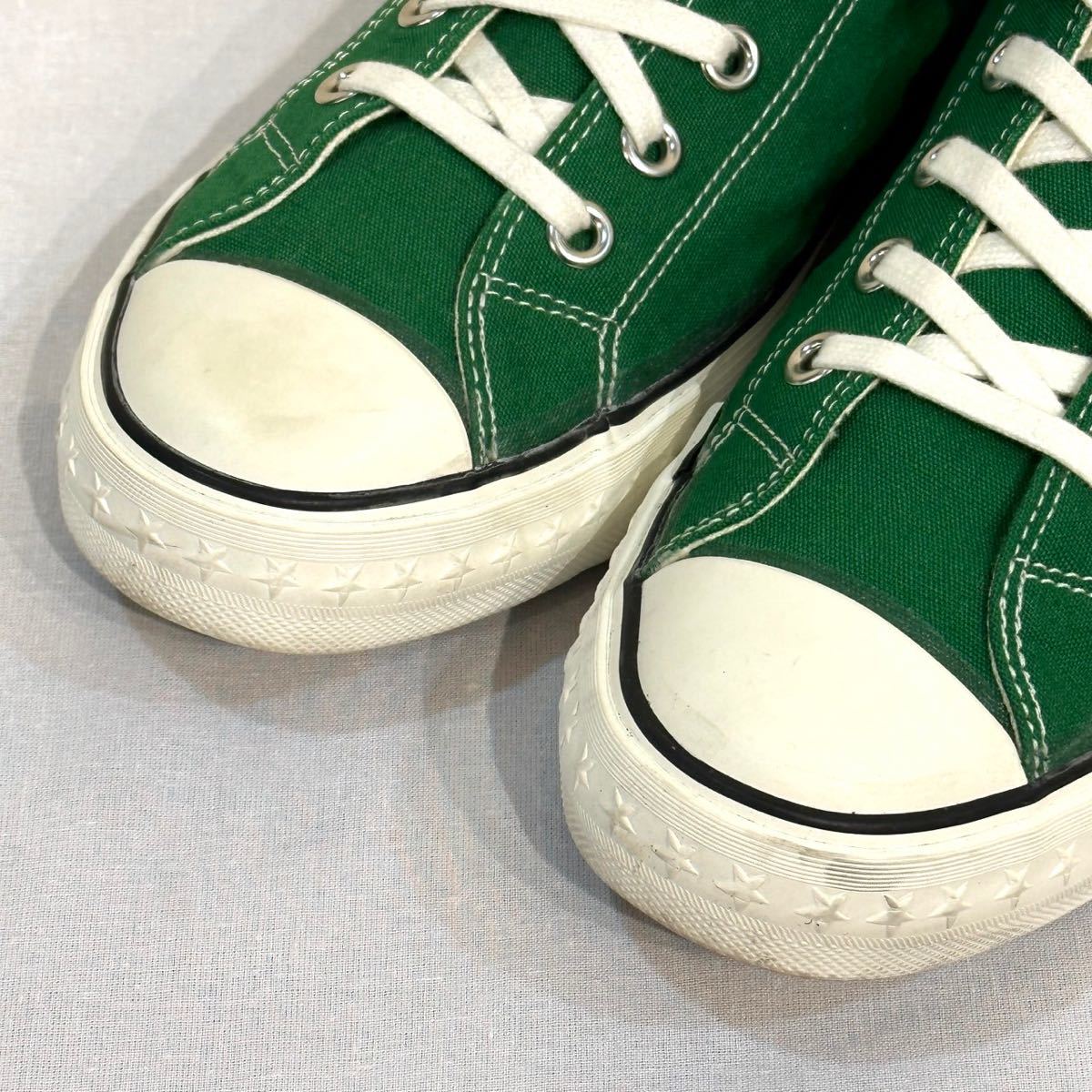 サイズ27㎝ CONVERSE ADDICT COACH CANVAS HI GREEN コンバース アディクト コーチ ハイ グリーン 1CL787  8 1/2 三つ星 チャックテイラー