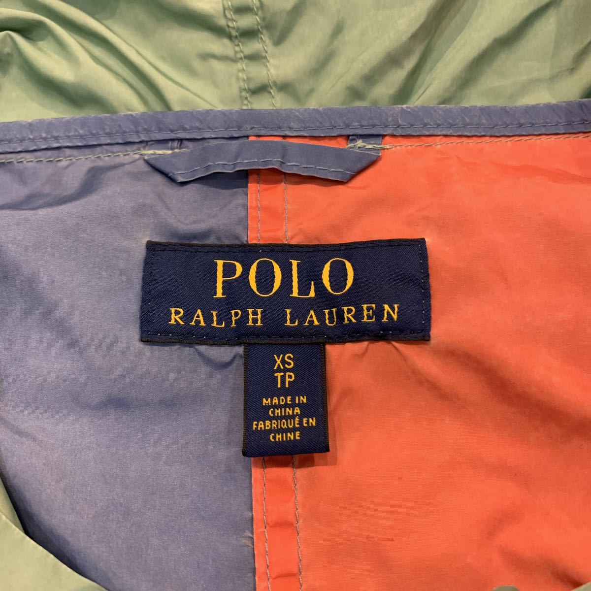 1992 POLO RALPH LAUREN NYLON ANORAK PULL OVER PARKA ポロ 1992 POLO RALPH LAUREN NYLON ANORAK PULL OVER PARKA ポロ