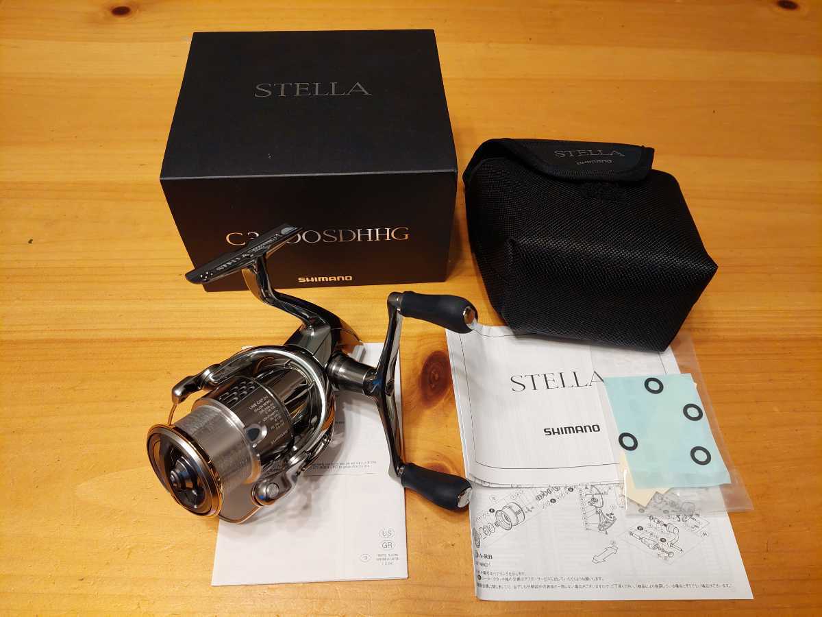 超美品☆シマノ 18ステラ C3000SDHHG シーバス エギング 青物