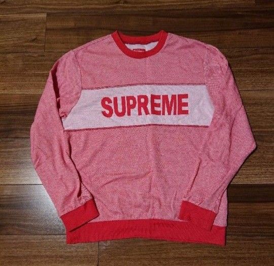 supreme 薄手 スウェット 赤 ロゴ | myglobaltax.com