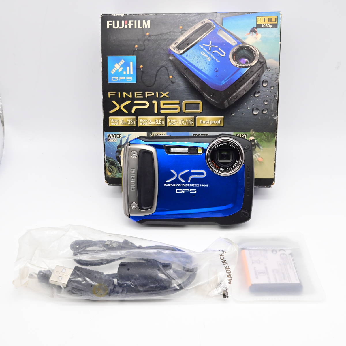 入園入学祝い FUJIFILM デジタルカメラ FinePix XP150 防水 オレンジ F