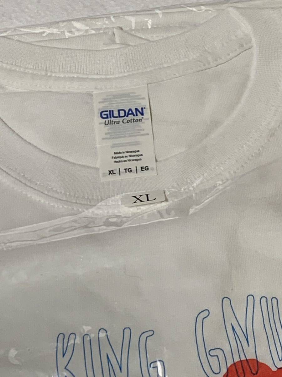 King Gnu Sympa Tシャツ 白 ホワイト XLサイズ 新品 未開封 グッズ