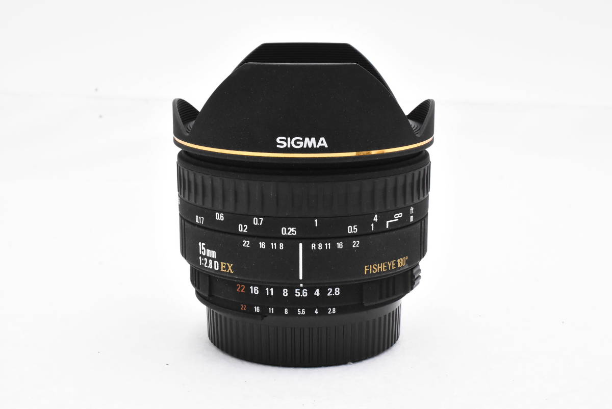 Sigma シグマ EX 15mm F/2.8 D Fisheye 魚眼レンズ ニコンマウント for Nikon (t2643)_画像7