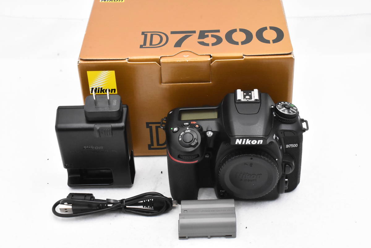 新着 ニコン Nikon D7500 (t1943) 元箱付き ボディ デジタル一眼レフ