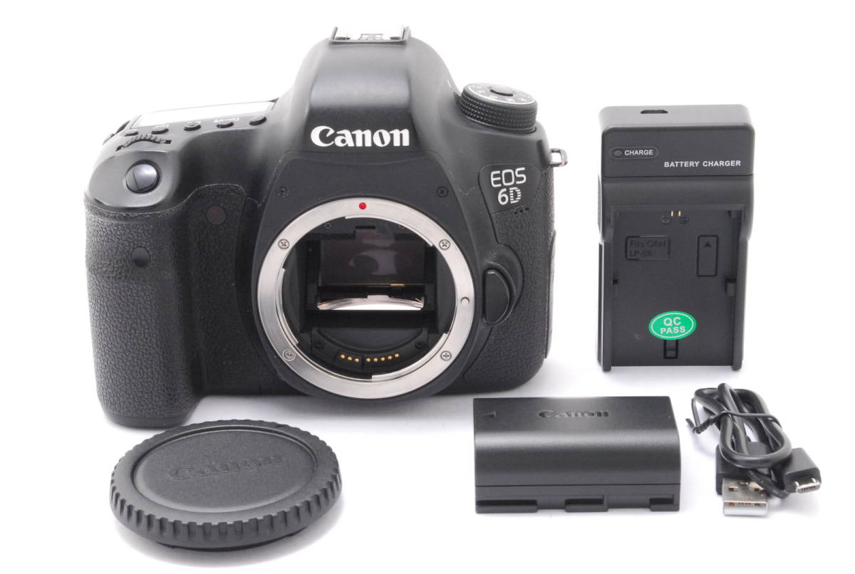 CANON キヤノン EOS 6D ブラックボディ デジタル一眼レフカメラ (oku2155)_画像1