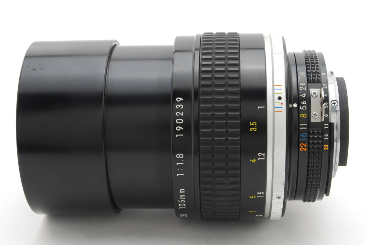 Nikon ニコン Ai-S NIKKOR 105mm F/1.8 マニュアルフォーカス Nikon ニコン Ai-S NIKKOR 105mm F/1.8 マニュアルフォーカス