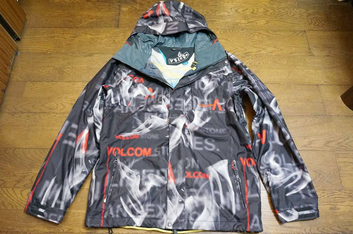 男性用 VOLCOM ボルコム スノーボードウエア OVER ARMOR Jacket オーバーアーマージャケット サイズ L*burtonバートンREWM686DCnomis_画像1