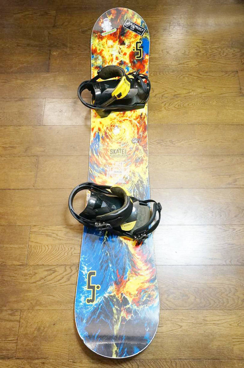 LIB TECHNOLOGIES リブテクノロジーズ SKATE BANANA スケートバナナ 156cm スノーボード SALOMON サロモン バインディング L セット_画像1