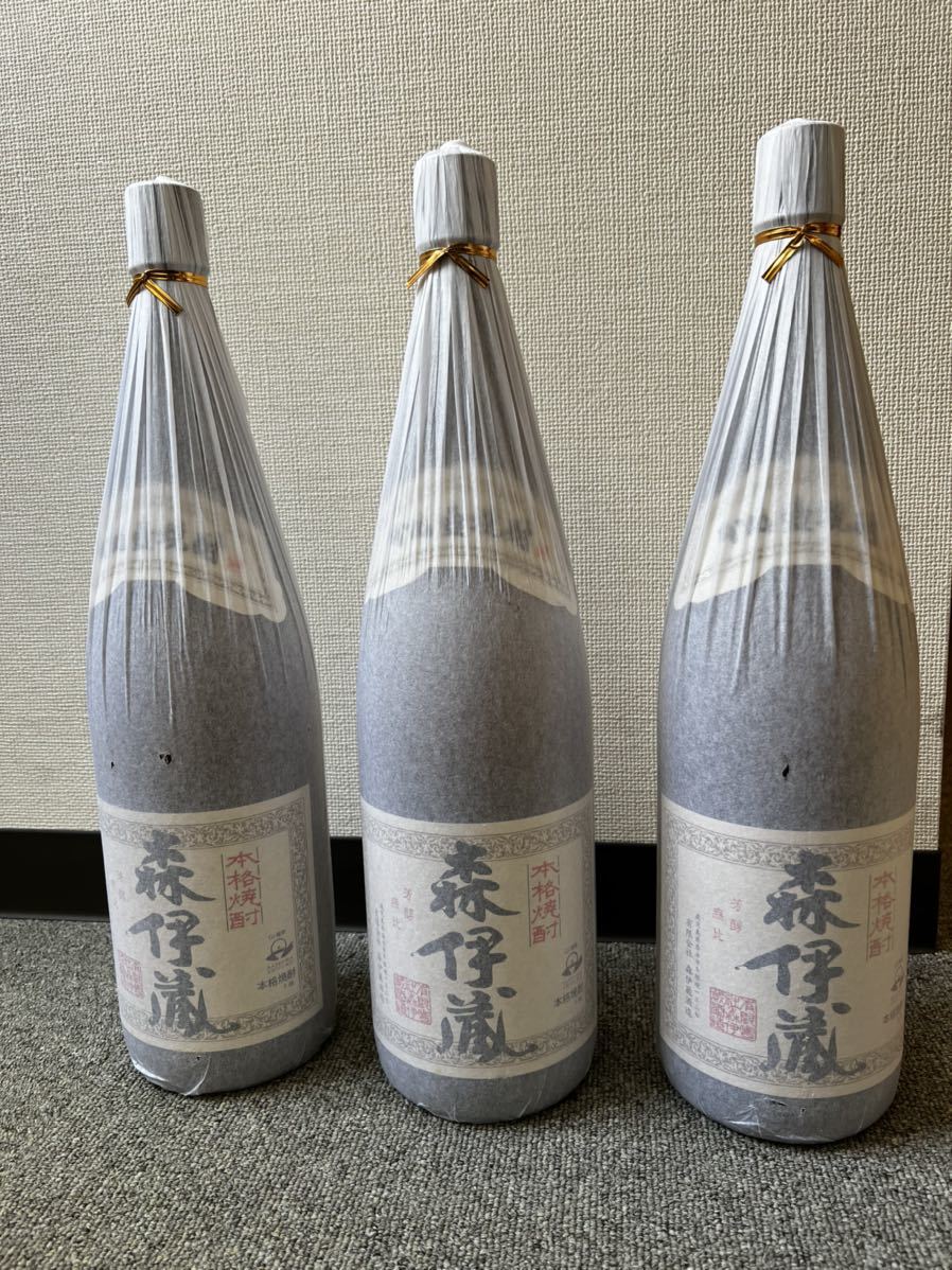 3本セット 送料込・税込 森伊蔵 かめ壷焼酎 1800mlｌ2022年12月購入分 [外箱あり]