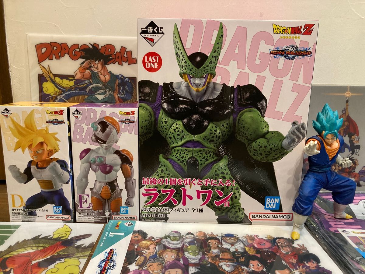 ドラゴンボール VSオムニバスグレイト 一番くじ ラストワン+D賞ご飯+E賞メカフリーザ セット オマケ多数あり ベジット