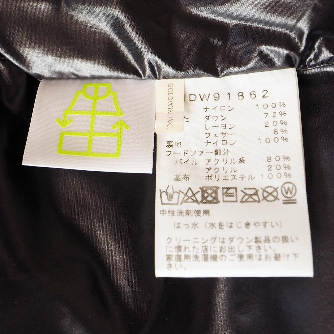 定価5万!ノースフェイス THE NORTH FACE エクスプローラーヌプシ ダウンコート ロングコート 黒 ブラック レディース L ゴールドウィン_画像9