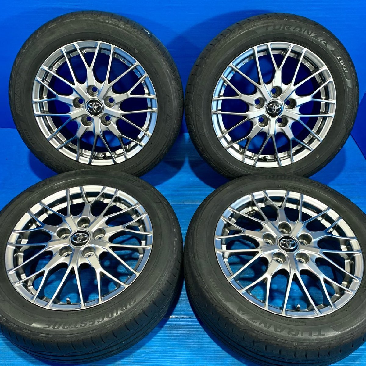 売切りトヨタ純正 BBS製 鍛造 16インチ 6J +50 5穴 PCD114.3 ブリヂストン アレンザT001 205/55R16 80ノア  ヴォクシー エスクァイア 等