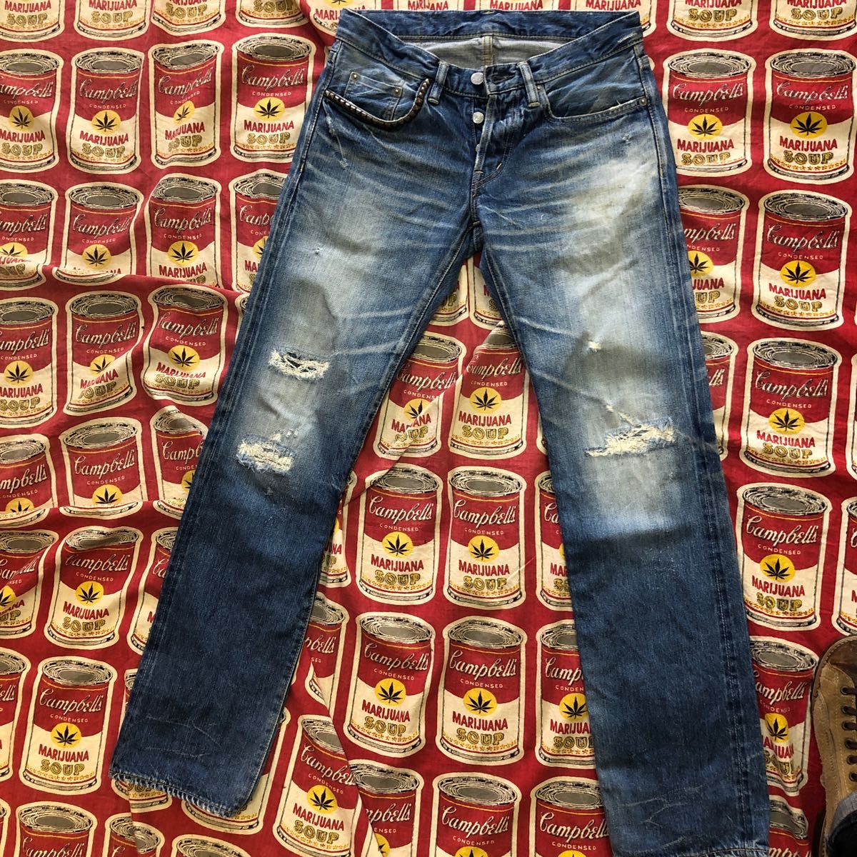 ヒステリックグラマー デストロイ デニム 28 | sweatreno.com