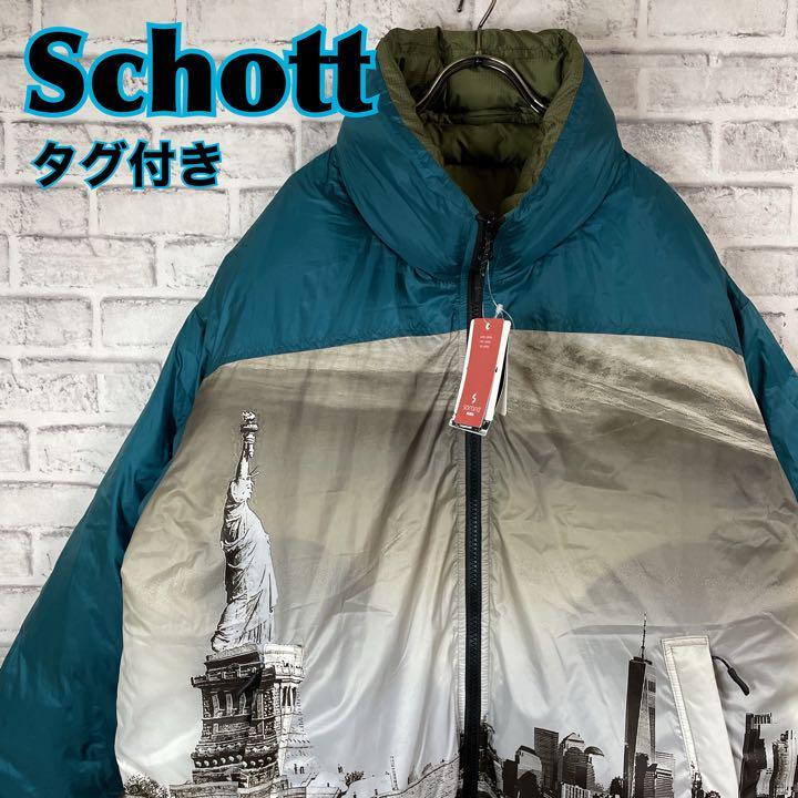 Schott ショット 中綿リバーシブルジャケット自由の女神 アウター タグ