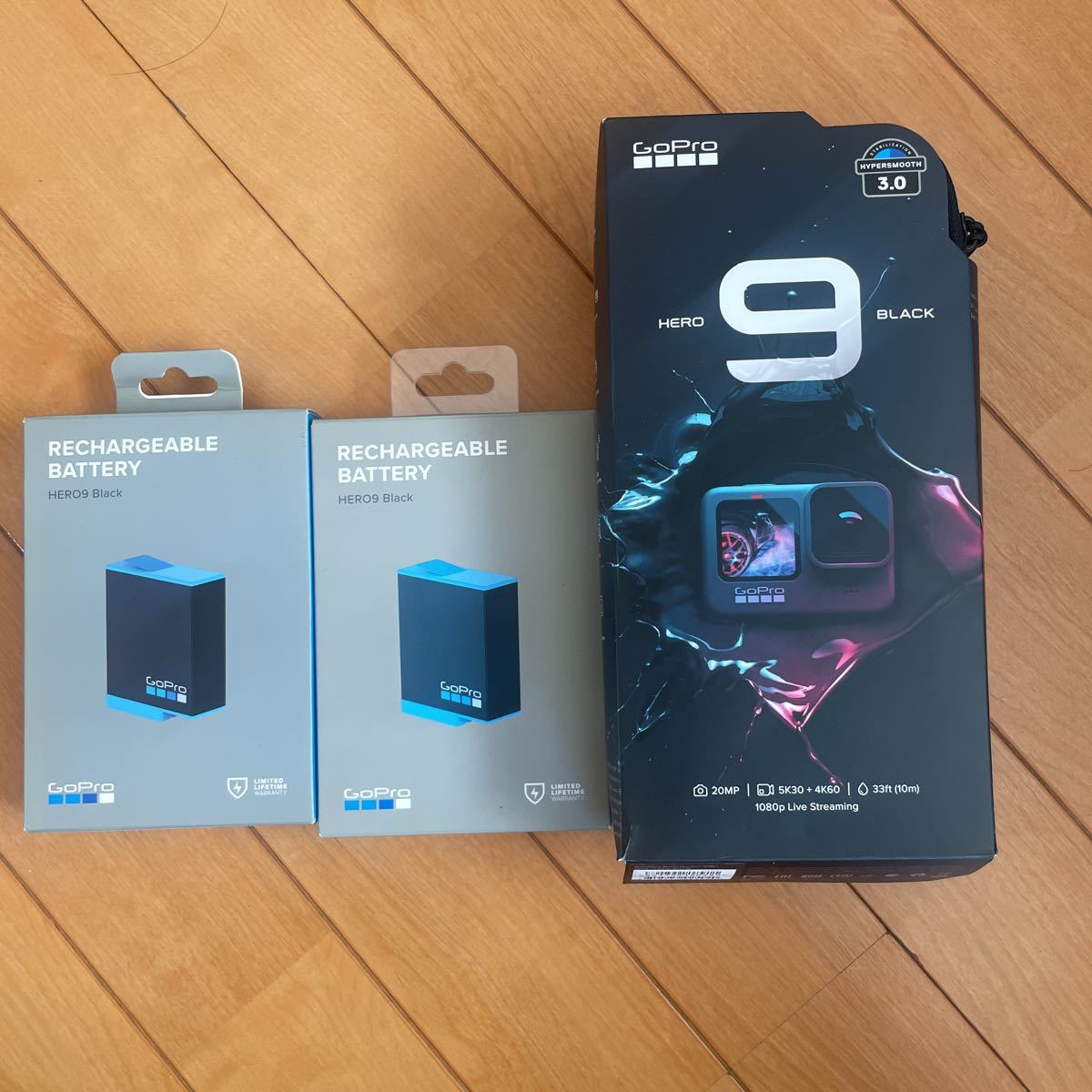 美品 GoPro HERO9 Black CHDHX-901-FW バッテリー2個付き