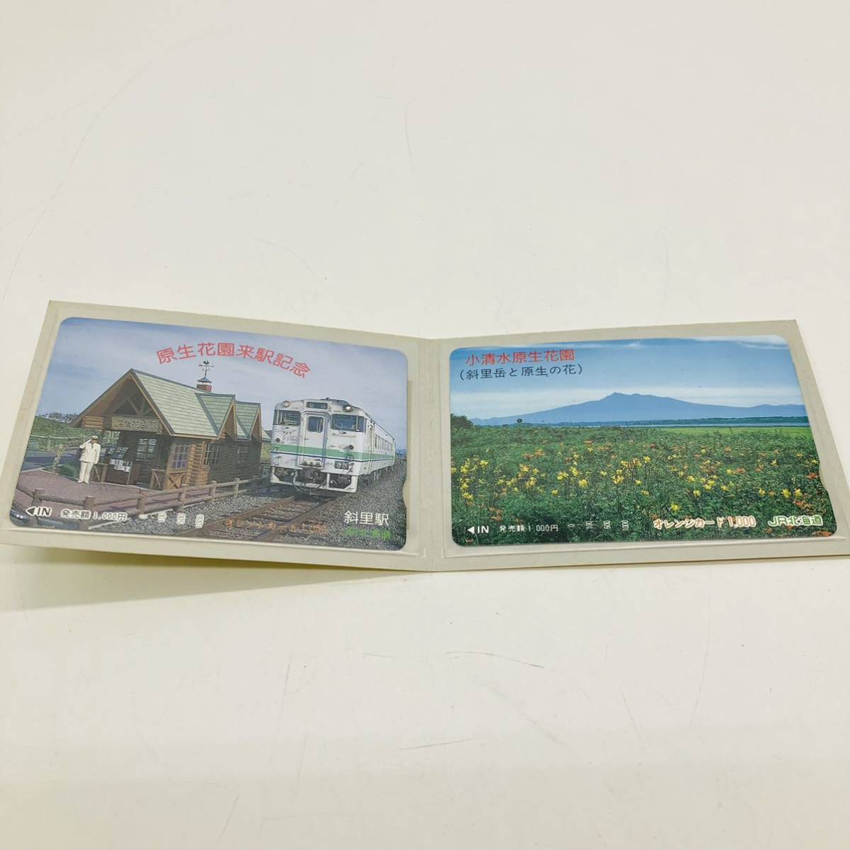 JR北海道 原生花園来駅記念 オレンジカード 2枚セット 未使用品 商品