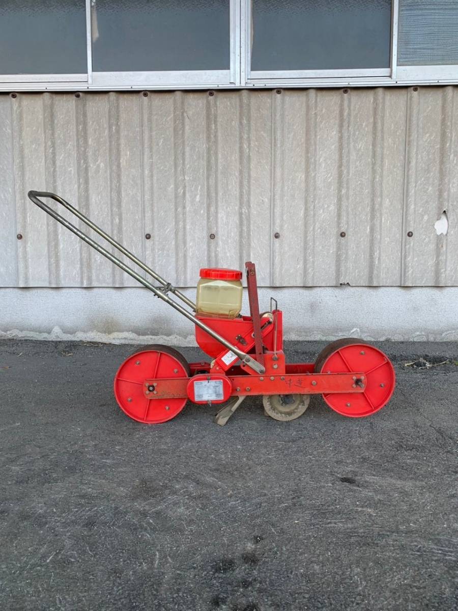 お得正規店】 ヤフオク! - 福岡 向井工業 ごんべえ 種まき機 手押し