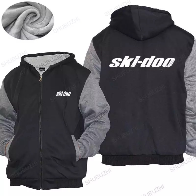 Ski-Doo スキードゥー スノーモービル パーカー スウェット ウェア 厚手 防寒 裏起毛 秋冬 S～5XL 全4色_画像1