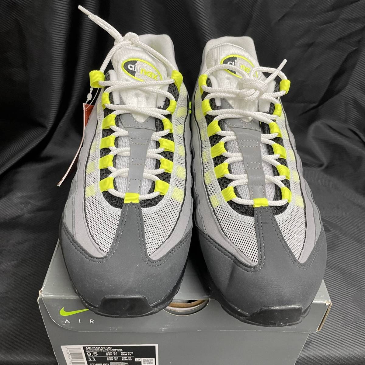 NIKE AIR MAX 95 OG NEON YELLOW CT1689-001 27.5cm ナイキ エア
