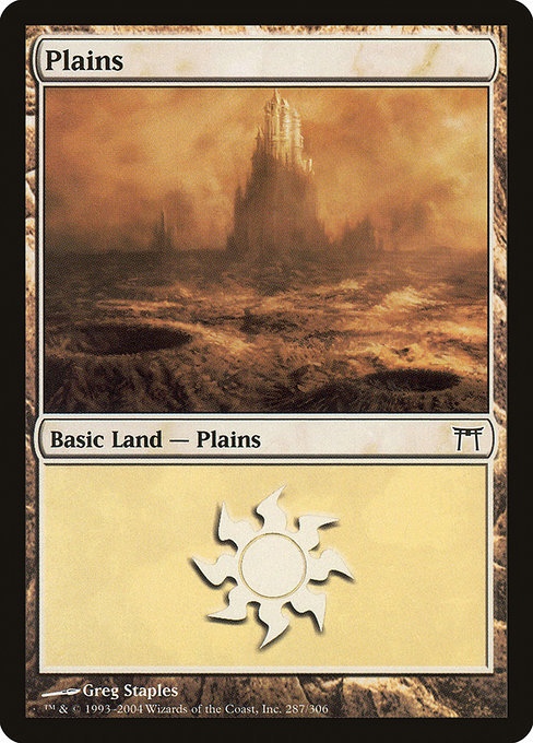 MTG ■土地/英語版■ 《平地/Plains》神河物語 CHK_画像1