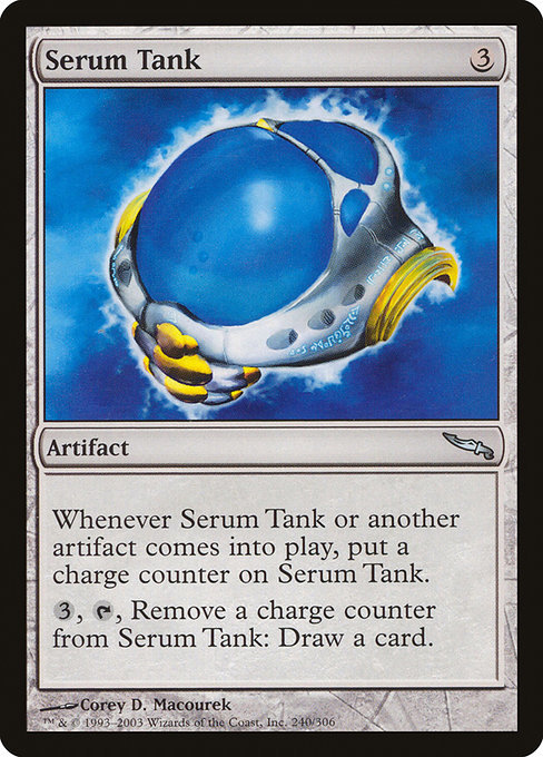 MTG ■無/英語版■ 《血清の水槽/Serum Tank》★FOIL★ ミラディン MRD_画像1