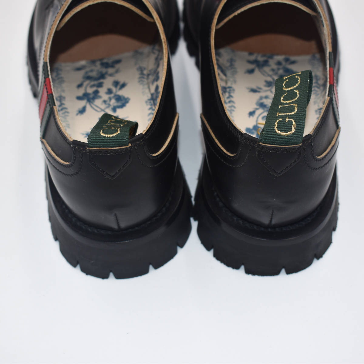 Gucci グッチ547668 ウェブ レースアップ プレーントゥ シューズ Gucci グッチ547668 ウェブ レースアップ プレーントゥ シューズ