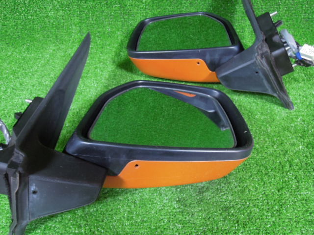  Daihatsu Tanto L360S door mirror left right set used color :R44 wiring 7ps.@ electric storage heater A0757