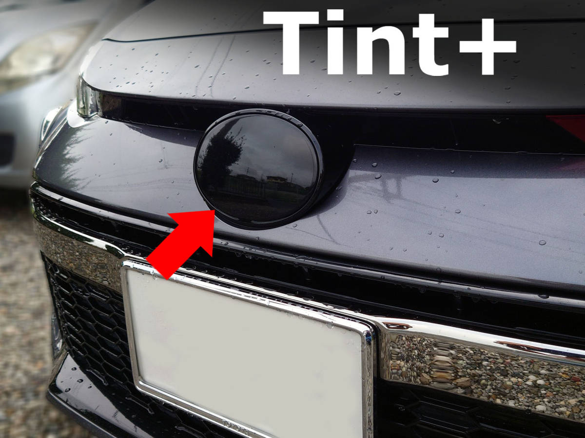 Tint+ разрезанный .GR SPORT передний и задний (до и после) эмблема тонировочная пленка ( черный затонированный 5%) Prius PHV ZVW52
